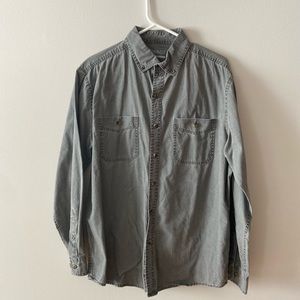 Wind River grey button down shirt. Men’s size US L